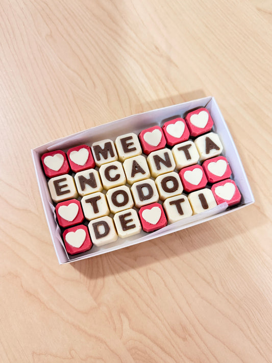 Chocomensaje Me encanta todo de ti