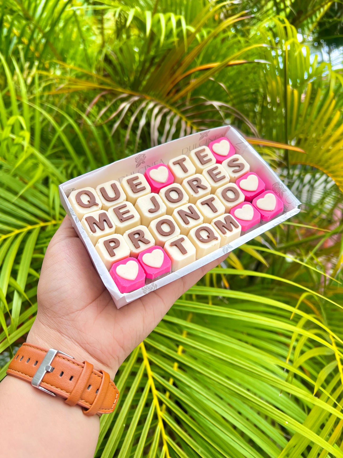 Chocomensaje Que te mejores pronto tqm