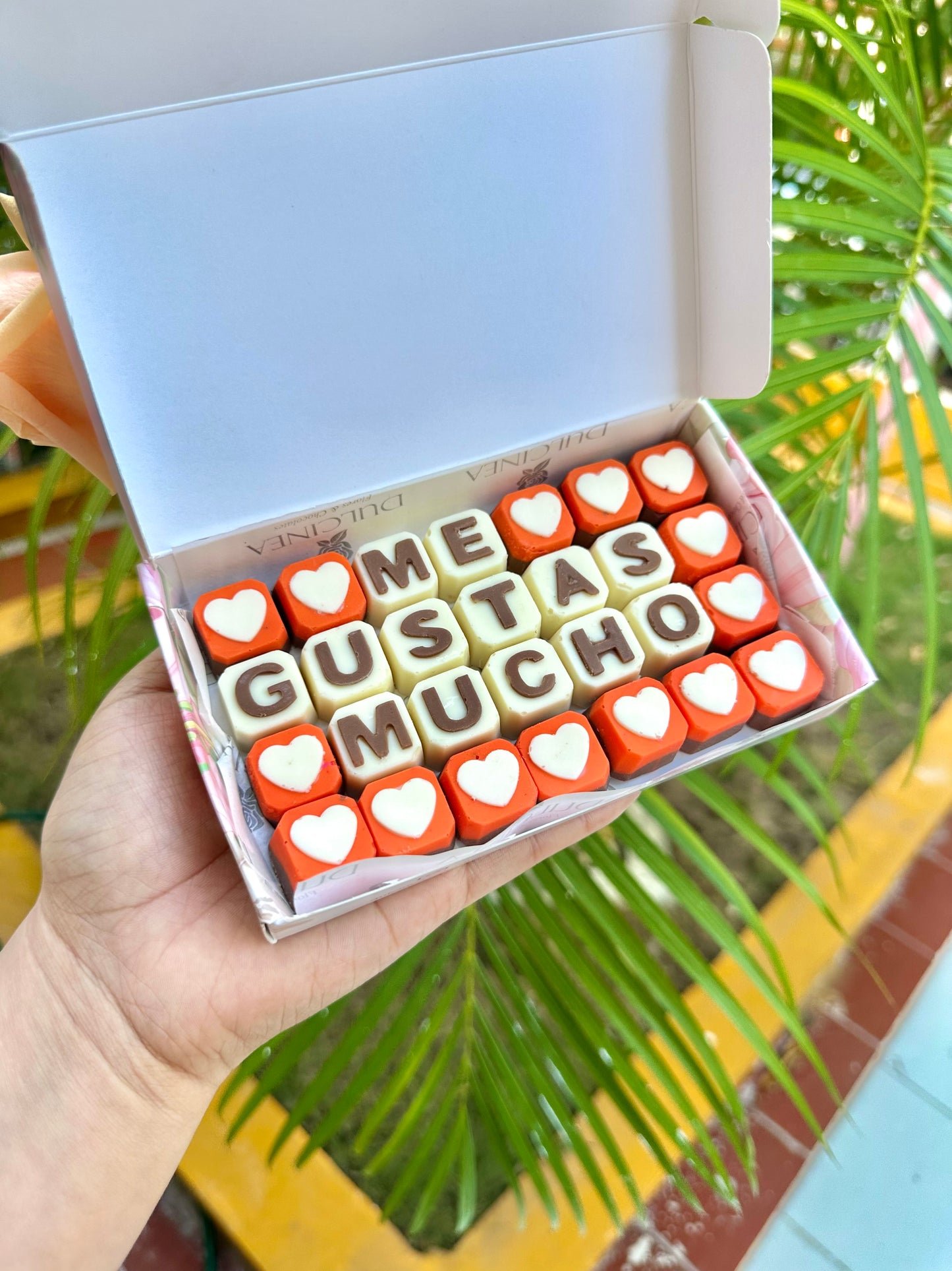 Me gustas mucho Chocomensaje