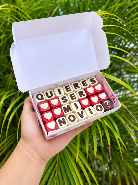 Chocomensaje Quieres ser mi novio?