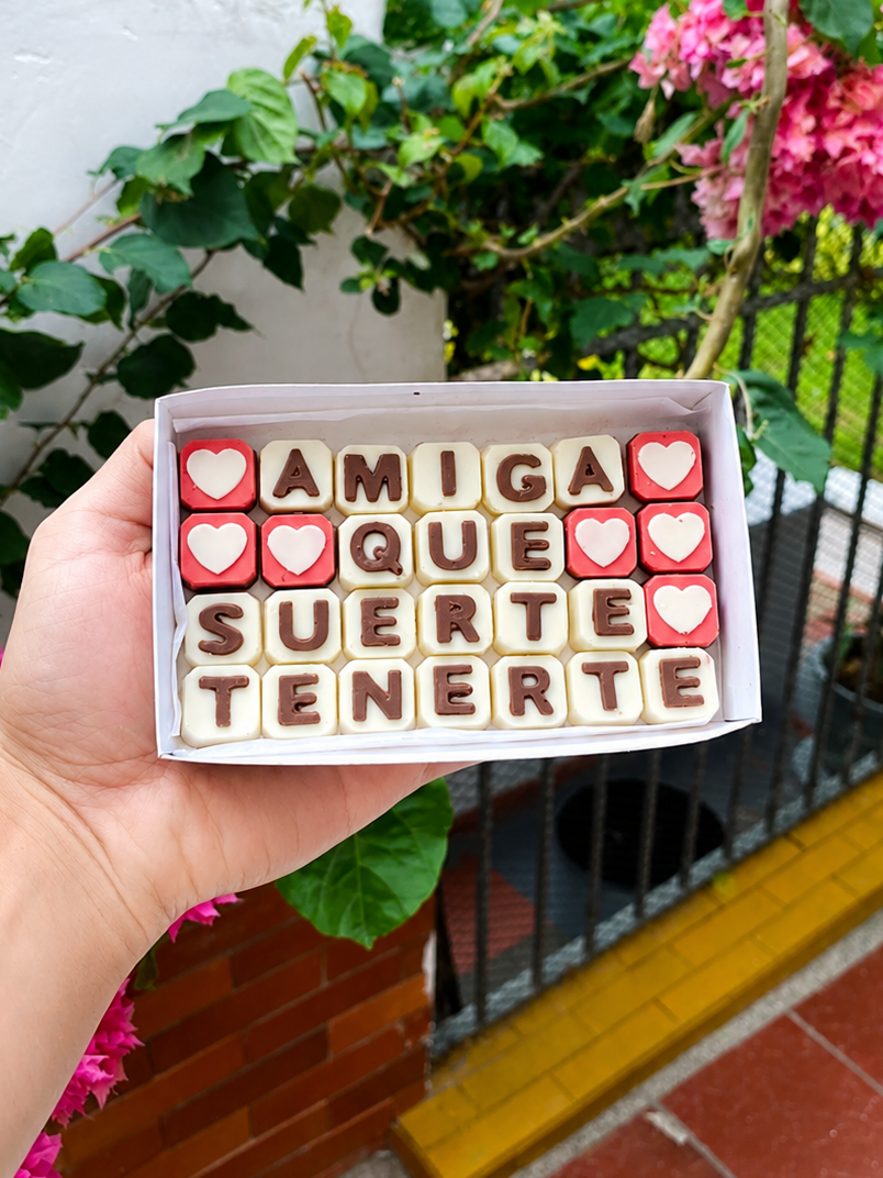 Amiga que suerte tenerte