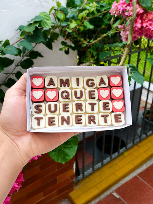 Amiga que suerte tenerte