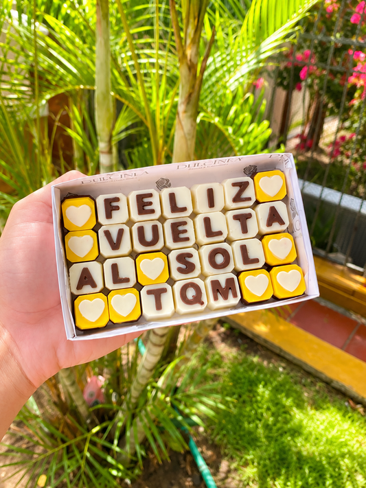 Feliz vuelta al sol tqm Chocomensaje