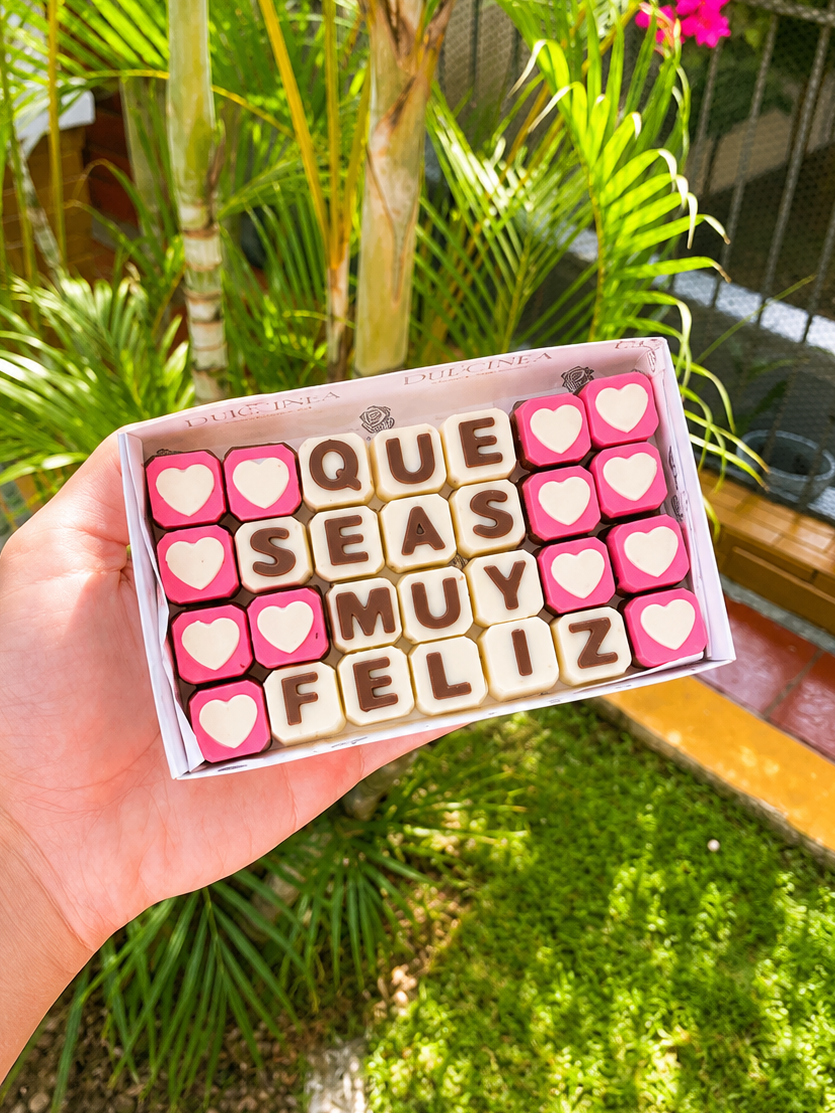 Que seas muy feliz Chocomensaje